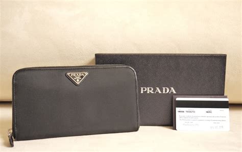 prada nylon zip wallet vs leather zip wallet|prada nylon leather.